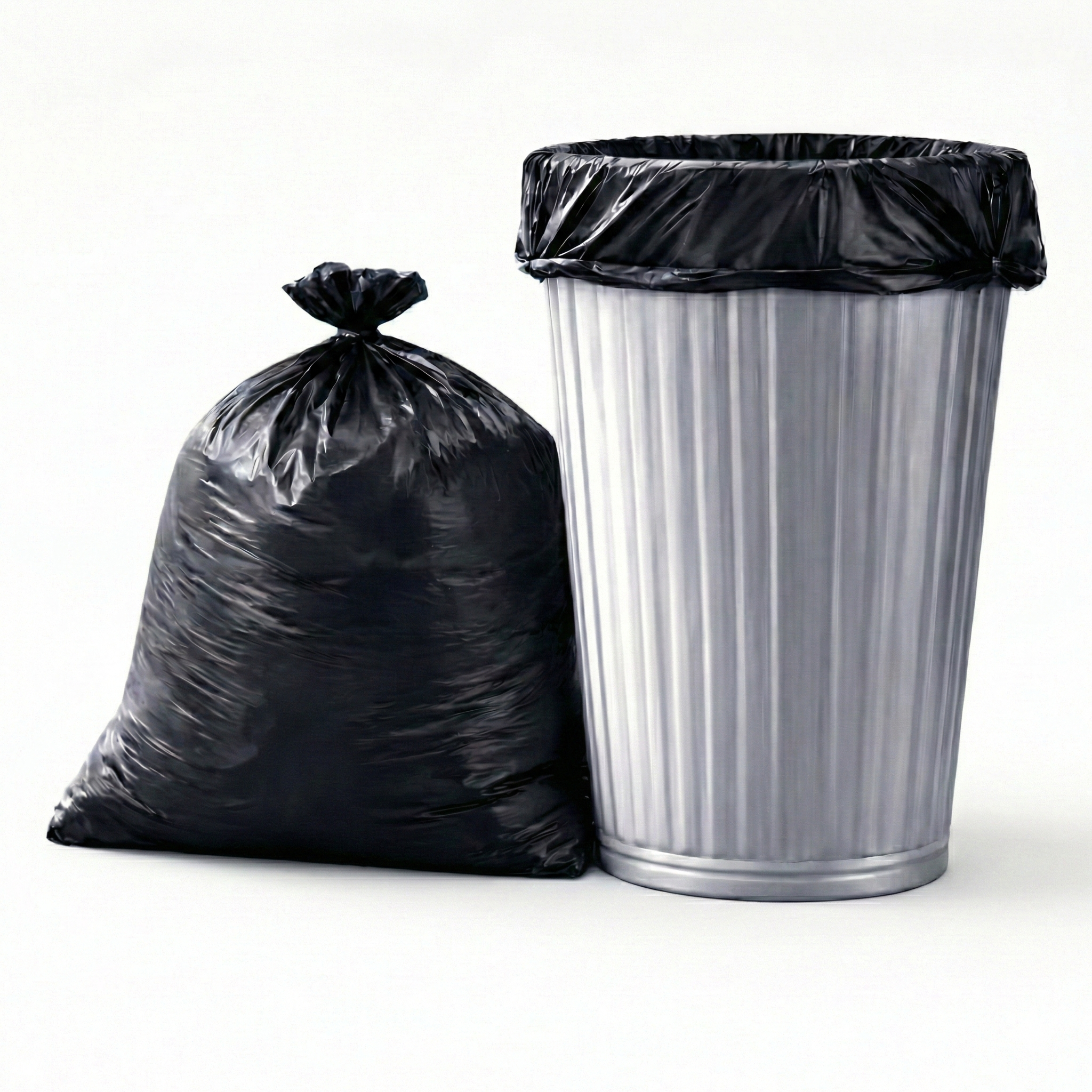 Heavy Duty Can Liners 44 x 55 65 Gallon 2 mil - 75 Count