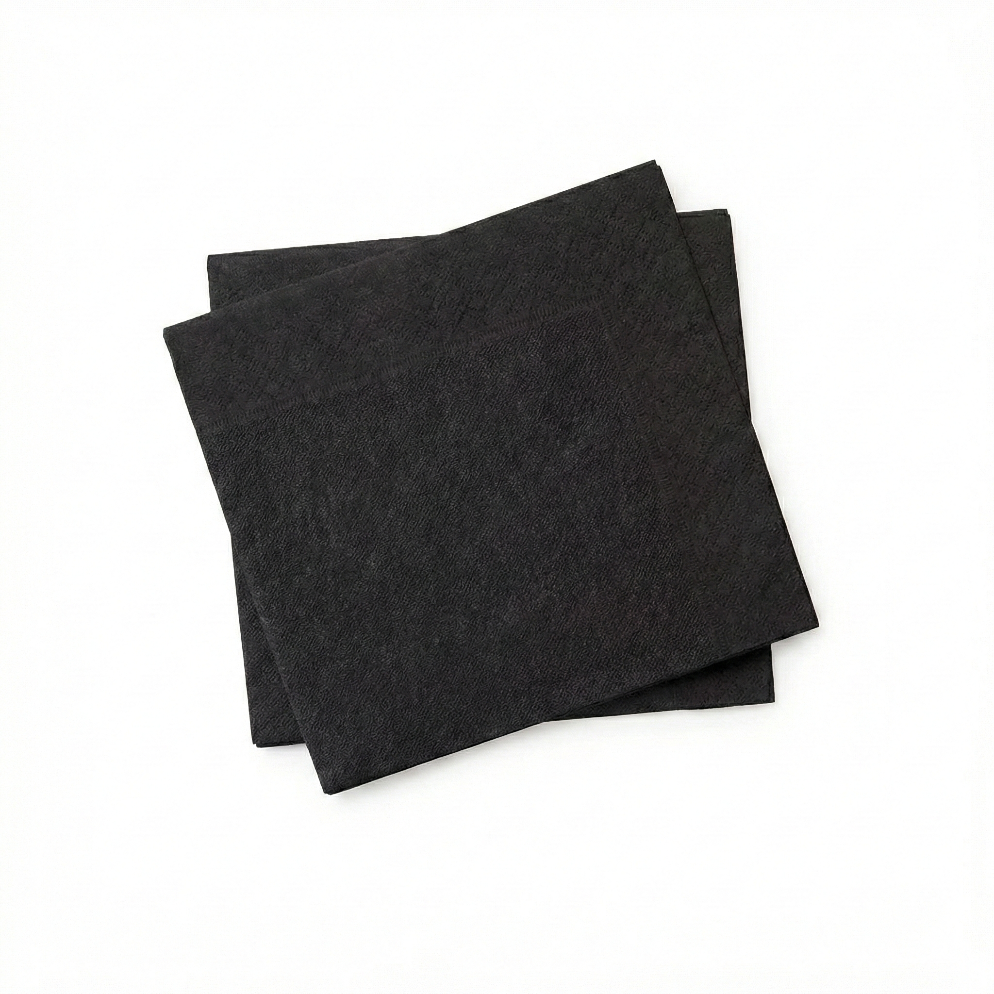 9.5" x 9.5" - 2 Ply Black Beverage Napkins - 5000 Count