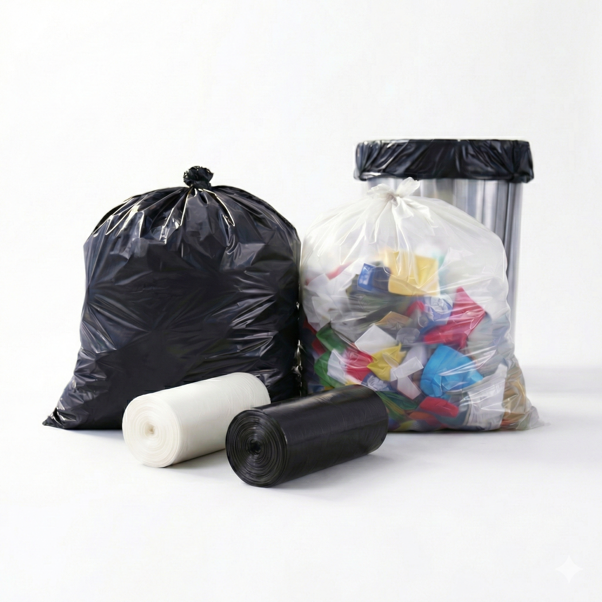 Heavy Duty Can Liners 40" x 46" - 45 Gallon - 1.5 Mil