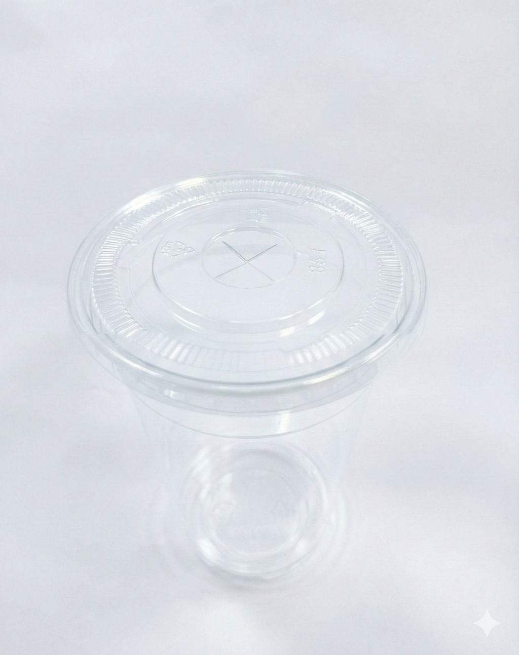 Flat Lids for PET Cups 98mm for Cold Beverages