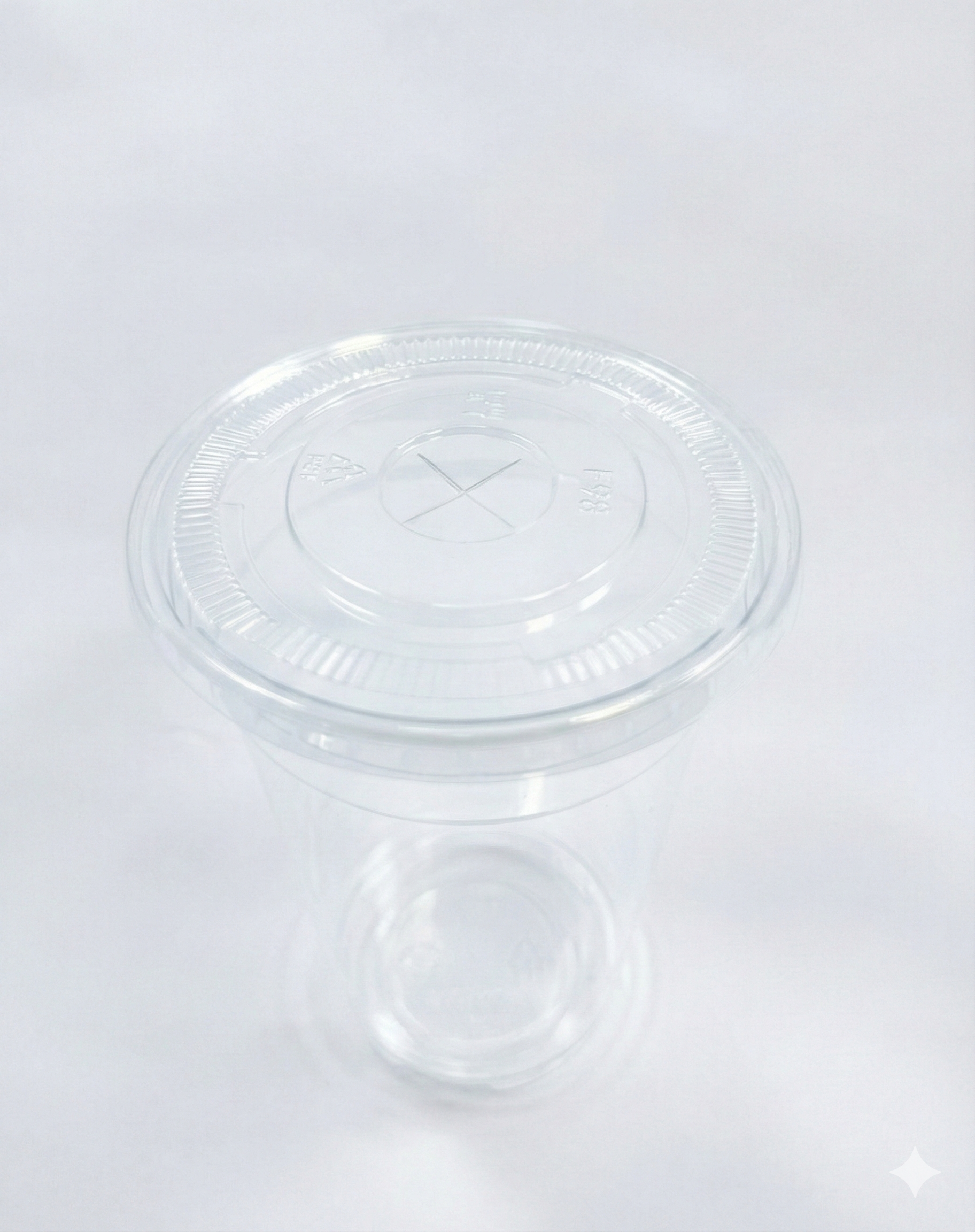 Flat Lids for PET Cups 98mm for Cold Beverages