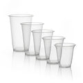 Clear PET Plastic Cups for Cold Beverages 1000 Count