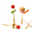 3.5" Bamboo Paddle Pick Skewers 100 Count